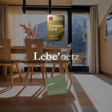 Lebe'Oetz - Das Ferienapartmenthaus Im Zentrum Von Oetz Exterior foto