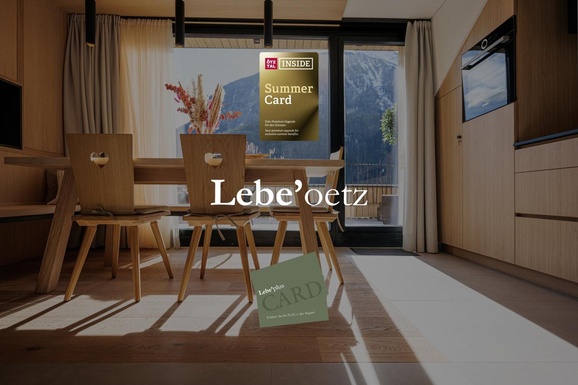 Lebe'Oetz - Das Ferienapartmenthaus Im Zentrum Von Oetz Exterior foto